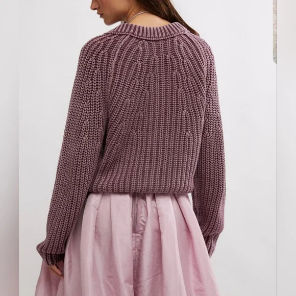 Free People Sweet Nothing Cardi/Moonscape - Picture 4 of 11